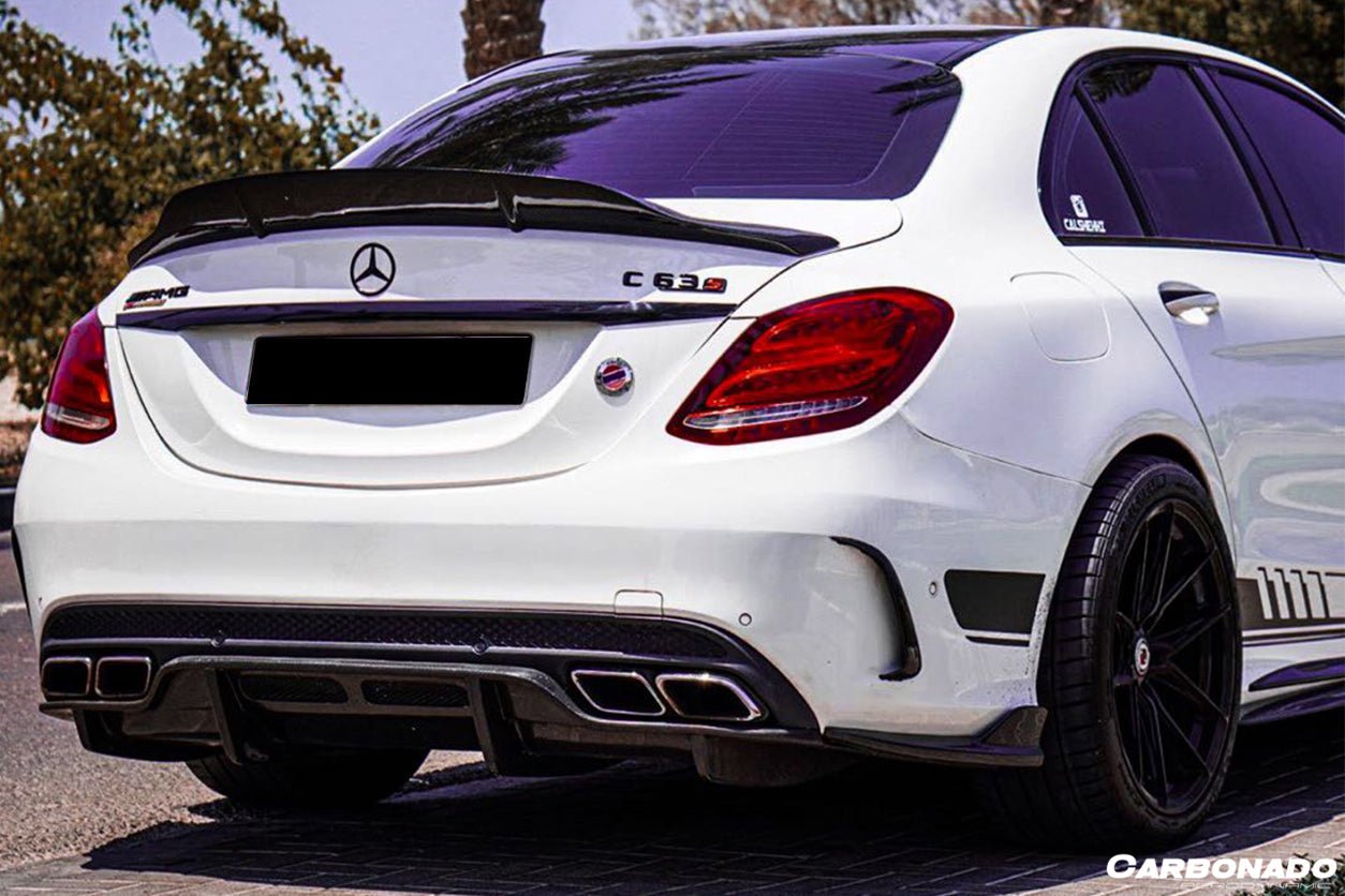 2015 - 2021 Mercedes Benz C-Class W205 Sedan RT Style Trunk Spoiler